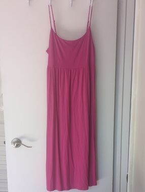 Old Navy Hot Pink Spaghetti-Strap Maxi Dress